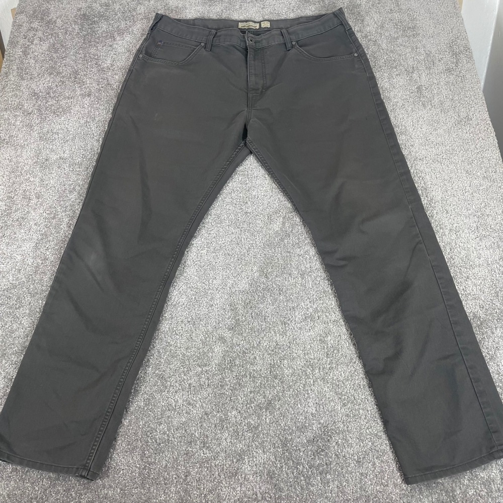 Patagonia Jeans Mens 40 x 32 Denim Workender Straight Organic Cotton Grey Gray